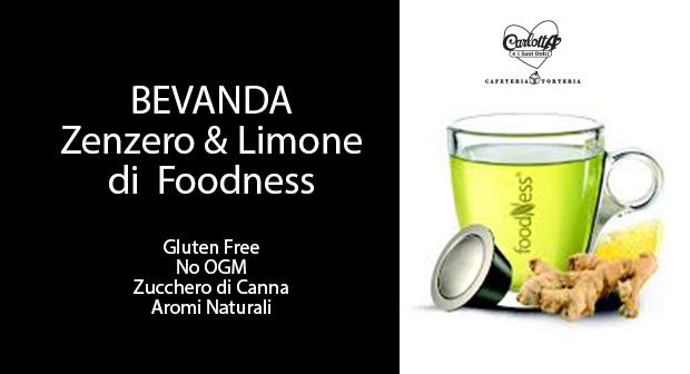 Bevanda FoodNess Zenzero & Limone da Carlotta e i Suoi Dolci